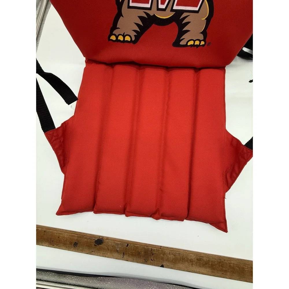 Maryland Terrapins Fold Up Stadium Seat Bleacher Cushion With Tags